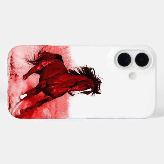 Laufpferd Case-Mate iPhone Hülle (Rückseite (Horizontal))