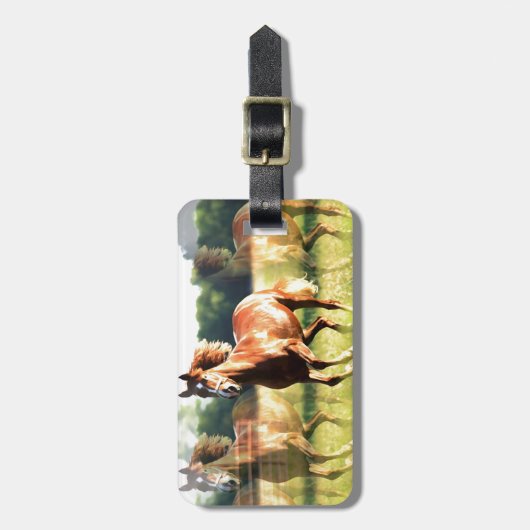 Laufpferd Gepäckanhänger (Vorderseite vertikal)