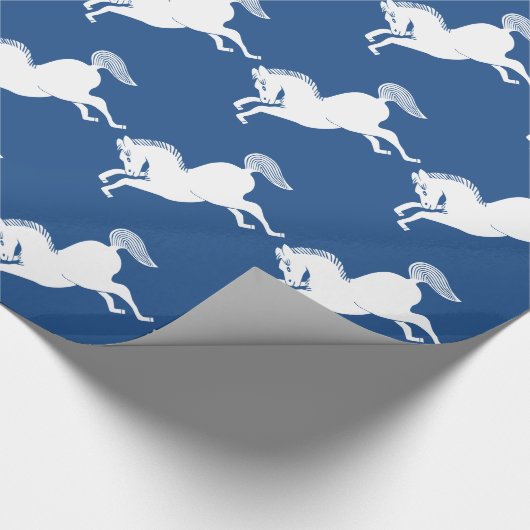 Laufpferd Geschenkpapier (Ecke)