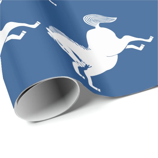 Laufpferd Geschenkpapier (Rolleneckpunkt)