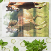 Laufpferd Handtuch (Gefaltet)