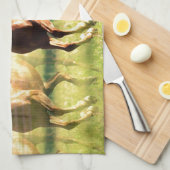 Laufpferd Handtuch (Viertel Falte)