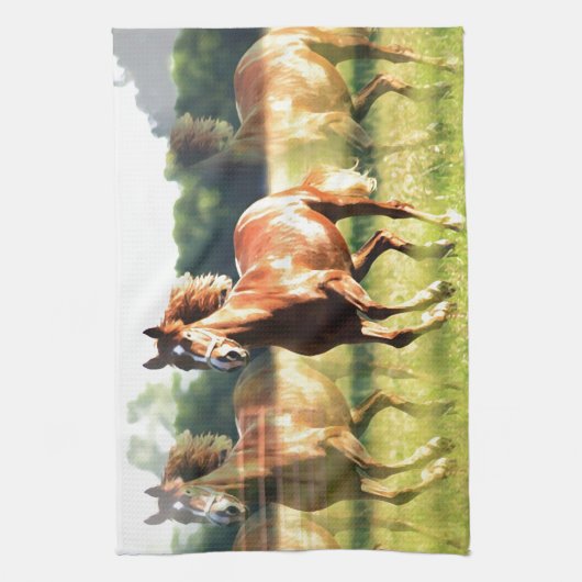 Laufpferd Handtuch (Vertikal)