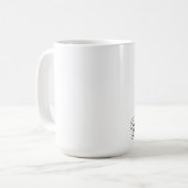 Laufpferd in schwarzer Farbe Kaffeetasse (Vorderseite Links)