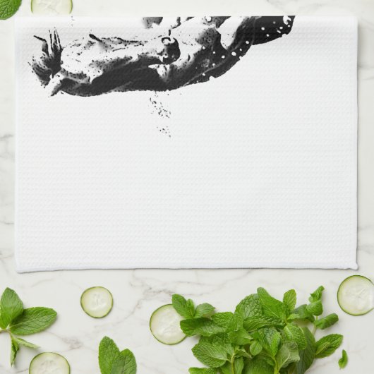 Laufpferd Küchentuch (Gefaltet)