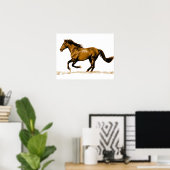 Laufpferd Poster (Heimbüro)
