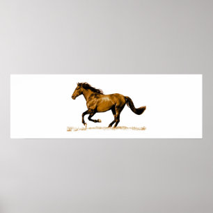 Laufpferd Poster