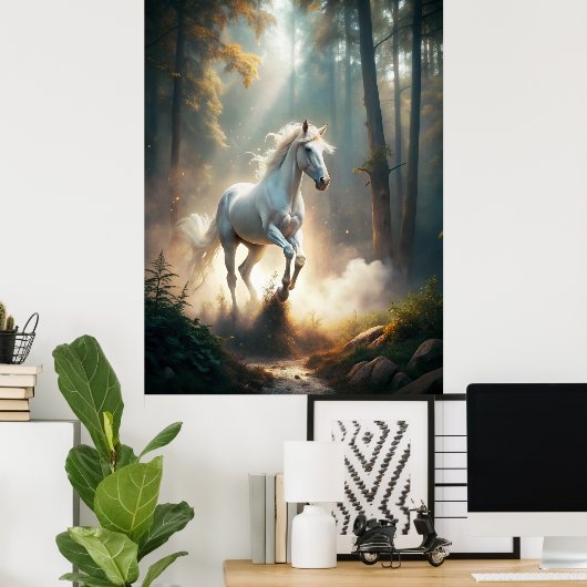 Laufpferd Poster (Heimbüro)