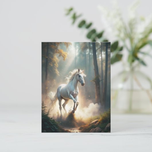 Laufpferd Postkarte (Stehend Vorderseite)