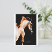 Laufpferd Postkarte (Stehend Vorderseite)