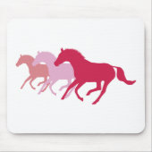 Laufpferd (rot) mousepad (Vorne)