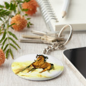 Laufpferd Schlüsselanhänger (Seite)