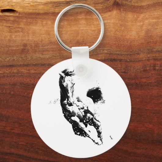 Laufpferd Schlüsselanhänger (Rückseite)