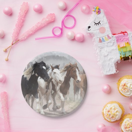 Laufpferde Pappteller (Party)