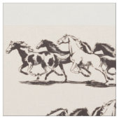 Laufpferde Stoff (Nahaufnahme)