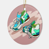 Laufschuhe Keramik Ornament (Links)