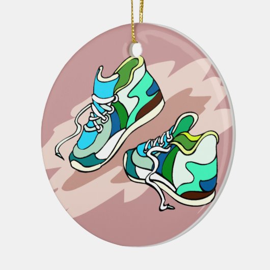 Laufschuhe Keramik Ornament (Links)