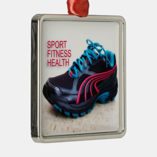 Laufschuhe Silbernes Ornament (Rechts)