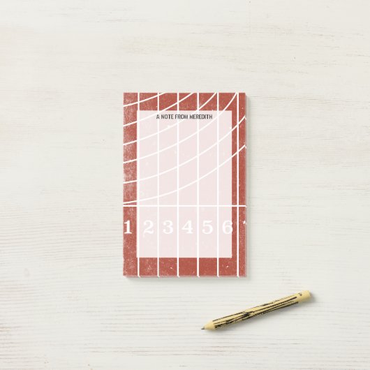 Laufspur für Läufer und Trainer Post-it Klebezettel (Auf Schreibtisch)