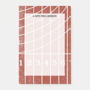 Laufspur für Läufer und Trainer Post-it Klebezettel