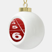 Laufspur Keramik Kugel-Ornament (Rechts)