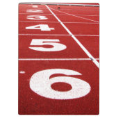 Laufspur Klemmbrett (Rückseite)