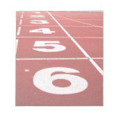 Laufspur Notizblock (Vorderseite)