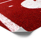 Laufspur Poster (Ecke)