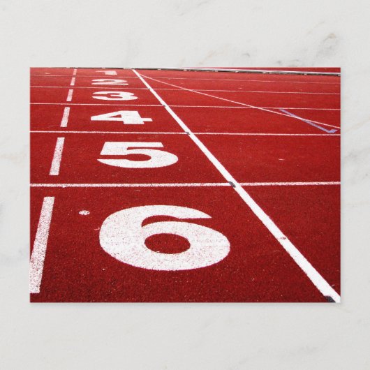 Laufspur-Postkarte Postkarte (Vorderseite)