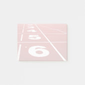 Laufstrecke Post-it Klebezettel (Vorderseite)