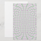 Laufstrecken Briefpapier (Vorne/Hinten)