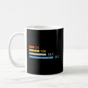 Laufstrecken I - 5K 10K 13,1 26,2 Marathonläufer Kaffeetasse