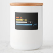 Laufstrecken I - 5K 10K 13,1 26,2 Marathonläufer Lebensmitteletikett (Vorderseite)