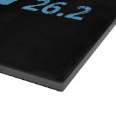 Laufstrecken I - 5K 10K 13,1 26,2 Marathonläufer Schneidebrett (Ecke)