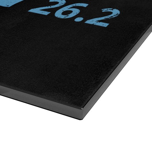 Laufstrecken I - 5K 10K 13,1 26,2 Marathonläufer Schneidebrett (Ecke)