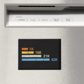 Laufstrecken II - 5K 10K 21K 42K Marathoner Magnet (In Situ (Geschirrspüler))