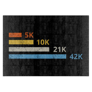 Laufstrecken II - 5K 10K 21K 42K Marathoner Schneidebrett