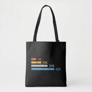 Laufstrecken II - 5K 10K 21K 42K Marathoner Tasche