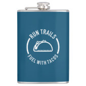 Laufstrecken mit Tacos Flachmann (Vorderseite)