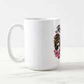 Läuft auf Kaffee & Chaos Leopard Unordentlicher Du Kaffeetasse (Links)