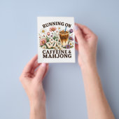 Läuft auf Koffein & Mahjong Flyer (Gruppe)