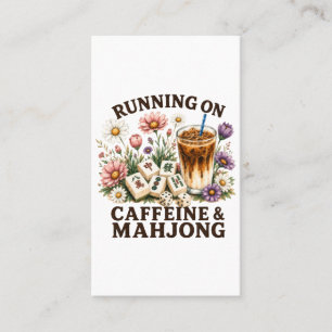 Läuft auf Koffein & Mahjong Visitenkarte