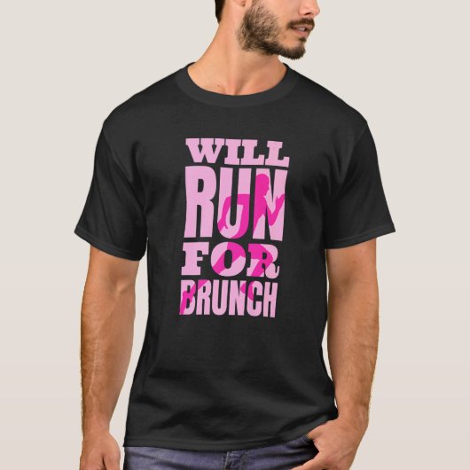 läuft für Brunch mit 1 T-Shirt (Vorderseite)