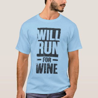 läuft für Wein T-Shirt