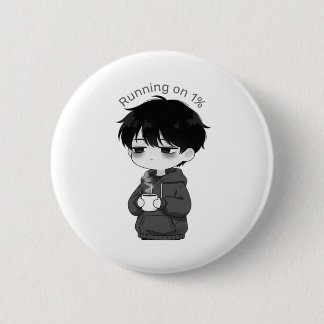 Läuft mit 1 Prozent nachvollziehbarer Chibi-Kaffee Button