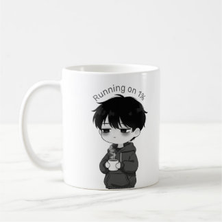 Läuft mit 1 Prozent nachvollziehbarer Chibi-Kaffee Kaffeetasse