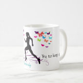 Läuft wie eine Girl-Tasse Kaffeetasse (VorderseiteRechts)