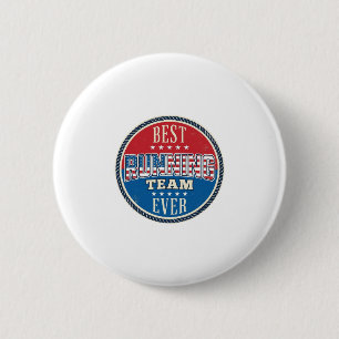 Laufteam Patriotisches Vintage-Abzeichen Design_1 Button