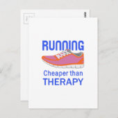 LAUFTHERAPIE POSTKARTE (Vorne/Hinten)