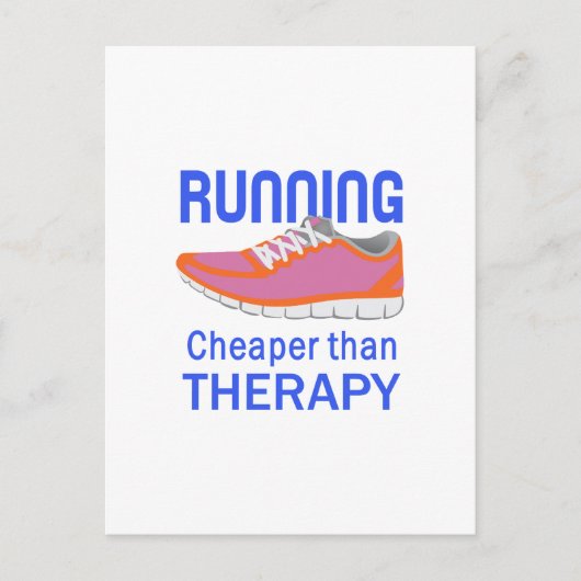 LAUFTHERAPIE POSTKARTE (Vorderseite)